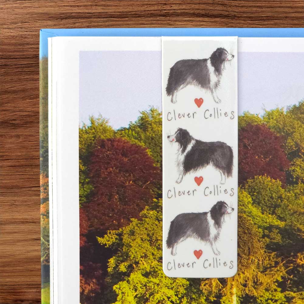 Clever Collies | Double Sided Magnetic Bookmark | Mini Gift | Cracker Filler