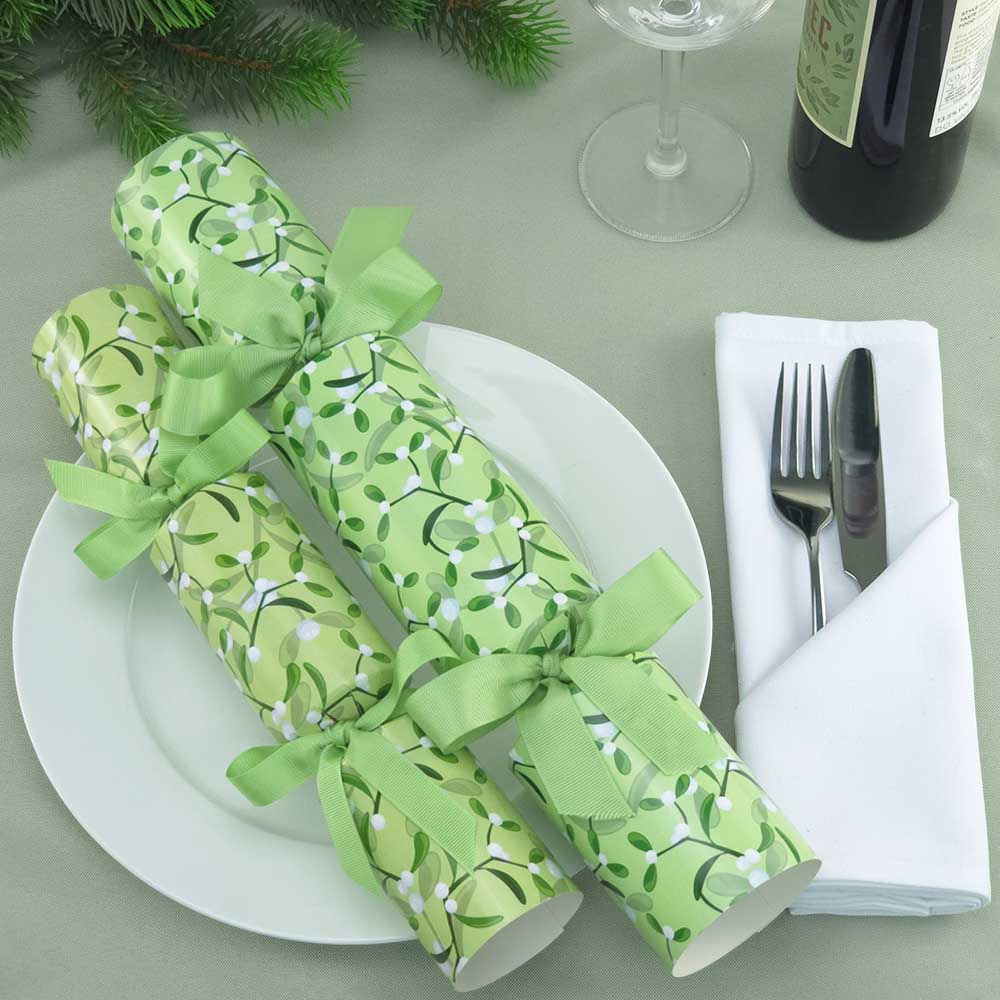 Simply Mistletoe | Christmas Cracker Making Craft Kit | Make and Fill Your Own