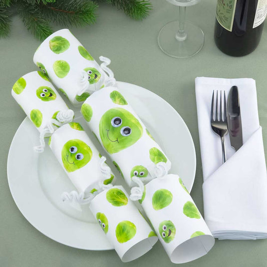 Googly Eyed Sprouts | 6 Crackers with Eyes & Ties | Make & Fill Your Own Kit