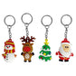 3D Christmas Character Keyrings | Party Bag Gift | Cracker Filler