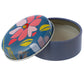 Pretty Blue Floral Lip Balm in Tin | Single | Mini Gift | Cracker Filler