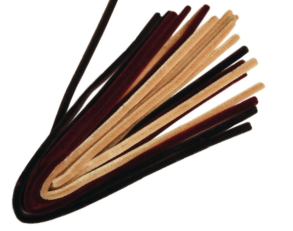 10 Pack 9mm Chunky Extra Long 50cm Pipe Cleaners | Chenille Stems