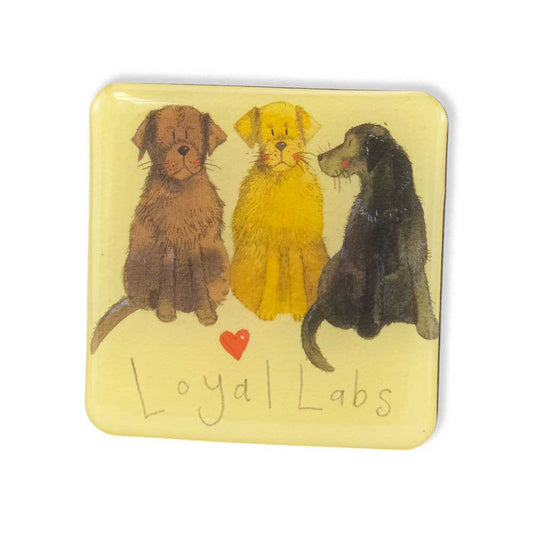 Loyal Labradors | Fridge Magnet | Mini Gift | Cracker Filler