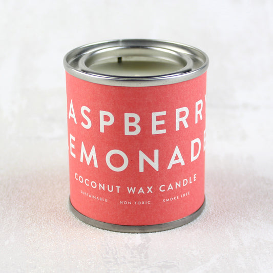 Raspberry Lemonade | Coconut Wax Candle in a Mini Tin | Cracker Filler