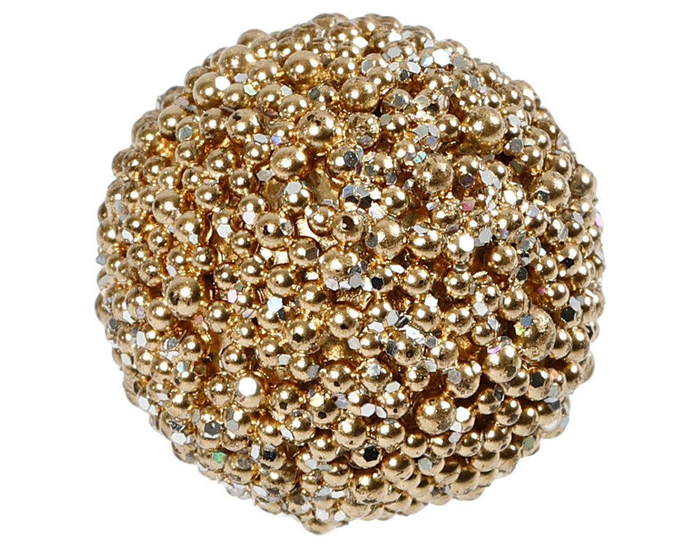 12 Wired Gold Glittered Berries for Christmas Wreaths & Faux Floristry