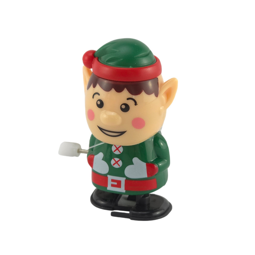 Naughty Elf | Christmas Wind Up Toy | 7cm | Mini Gift | Cracker Filler