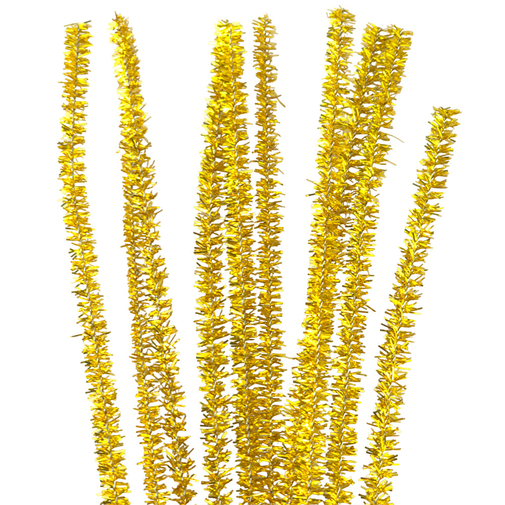 Single Colour | 30cm Craft Pipecleaners | Chenille Stems | 6mm Wide | Pack of 10