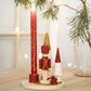 Freestanding Nutcracker Soldier 13cm Wooden Christmas Shape to Decorate