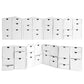 White Expanding Advent Cabinet to Fill | 24 Drawer Storage | 24 x 32 x 16cm