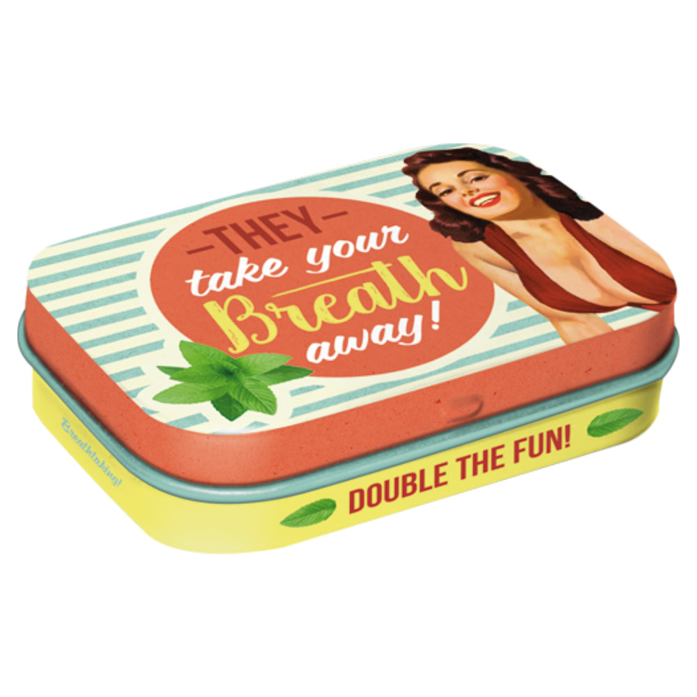 Take Your Breath Away | 15g Sugar Free Mint Tin | Cracker Filler | Mini Gift