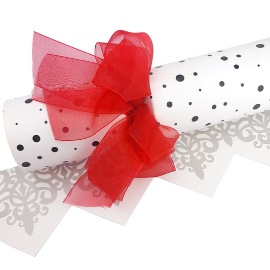 Dalmatian Dots | 6 Large Bowtastic Crackers | Make & Fill Your Own