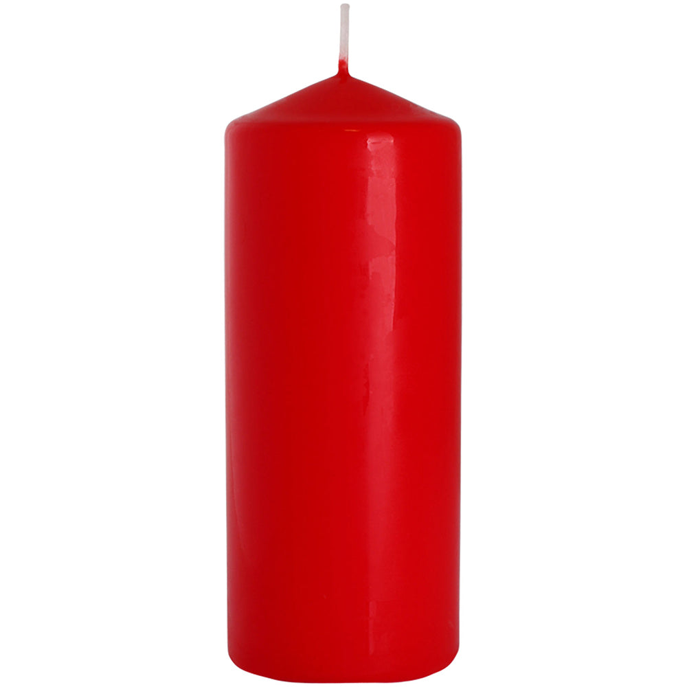 Red | Pillar Candles | Choose 60mm to 250mm Tall