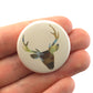 Stag Head | 38mm Button Pin Badge | Mini Gift | Cracker Filler