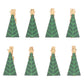 Christmas Tree Pegs | 8 Papercraft Embellishments