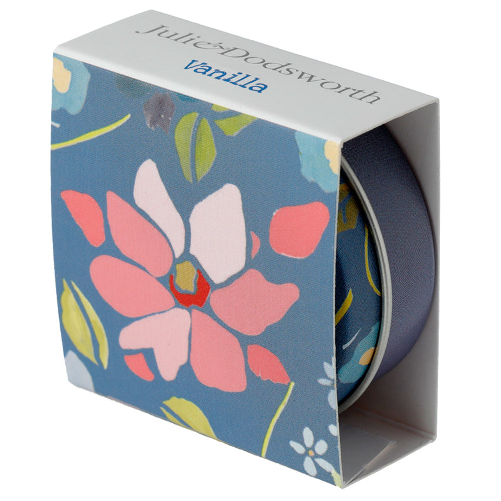 Pretty Blue Floral Lip Balm in Tin | Julie Dodsworth | Mini Gift | Cracker Filler