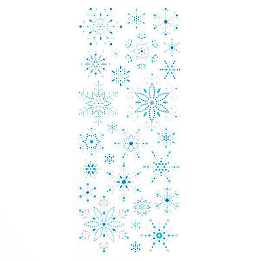 Christmas Snowflakes | Gem Style Sticker Sheet