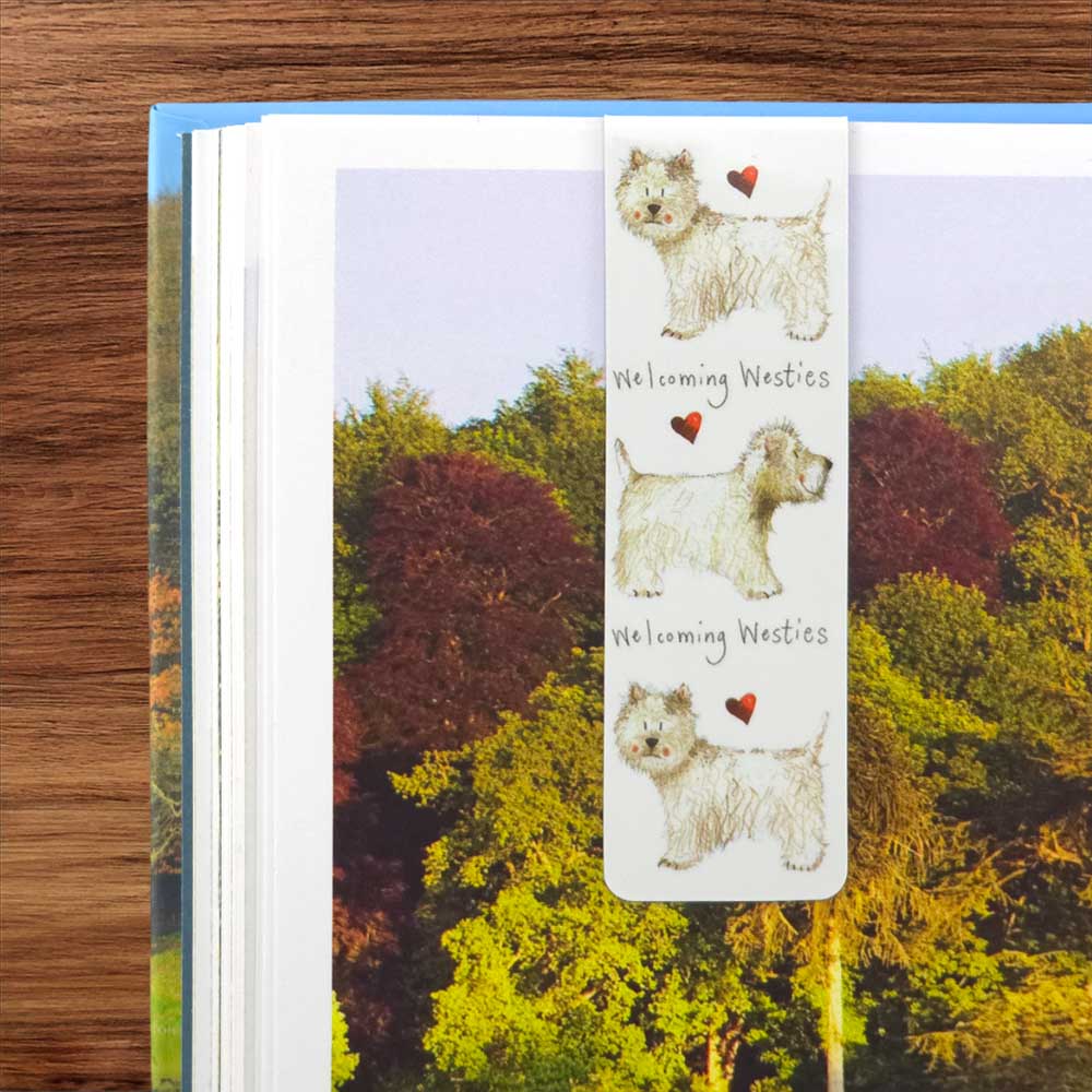 West Highland Terriers | 2-Sided Magnetic Bookmark | Mini Gift | Cracker Filler