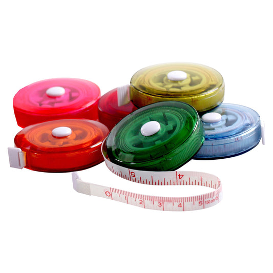 Bright Retractable Tape Measure | Single | Cracker Filler | Mini Gift