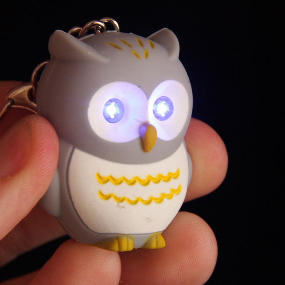 Owl Keyring | LED Torch & Hooting Sound | Mini Gift | Cracker Filler