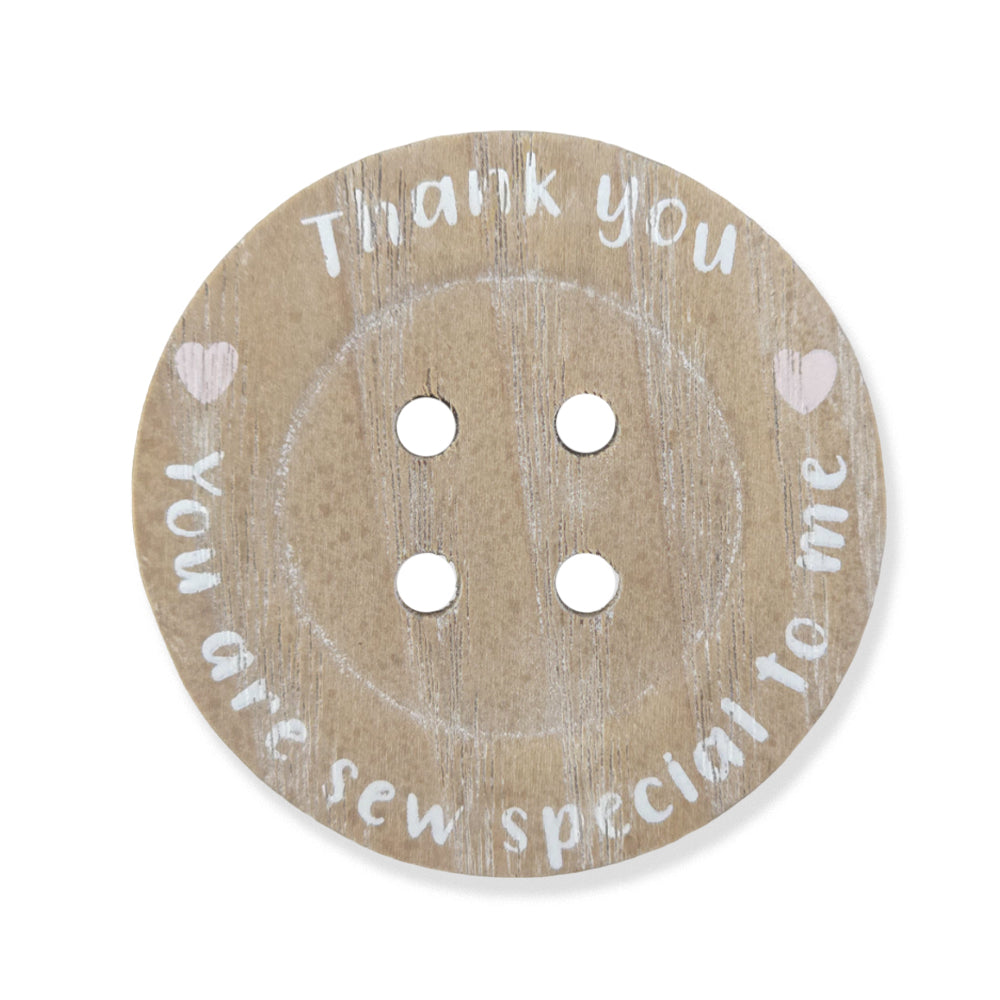 Thank You | You Are Sew Special | Wood Button Magnet | Mini Gift | Cracker Filler