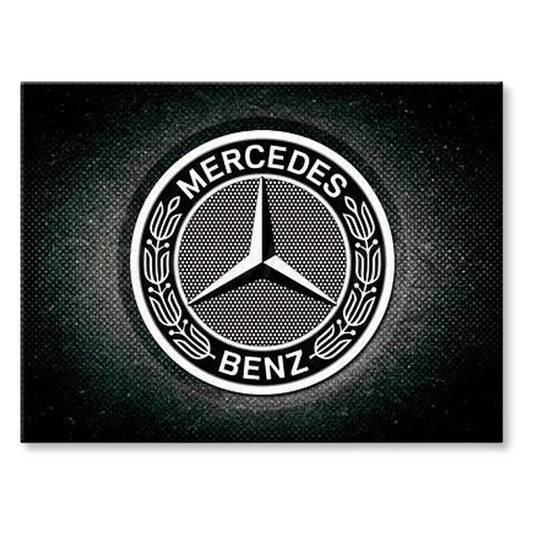 Mercedes Benz Logo | Retro Magnet | 8x6cm | Mini Gift | Cracker Filler