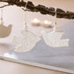 Hanging Doves Clay Ornaments | Makes 3 | Christmas Craft Kit