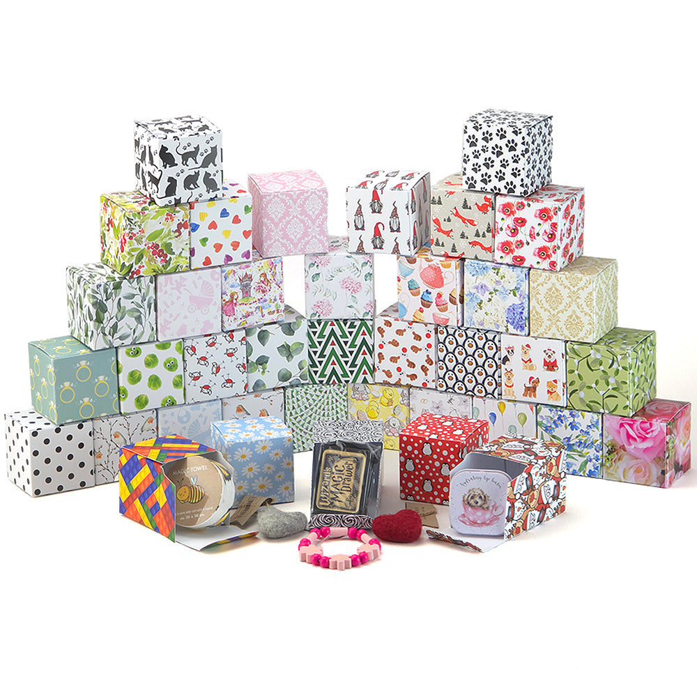 Willow & Robin | Mini Gift Box | 5cm Cube | 6 Boxes