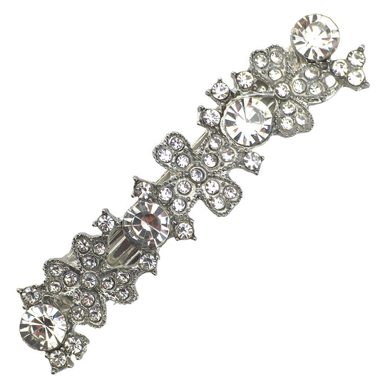 Diamante Crystal Hair Barrette | 6.5cm Long | Mini Gift | Cracker Filler