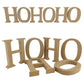 HO HO HO | Create Your Own Wood Christmas Word | 8cm or 13cm Wood Letters