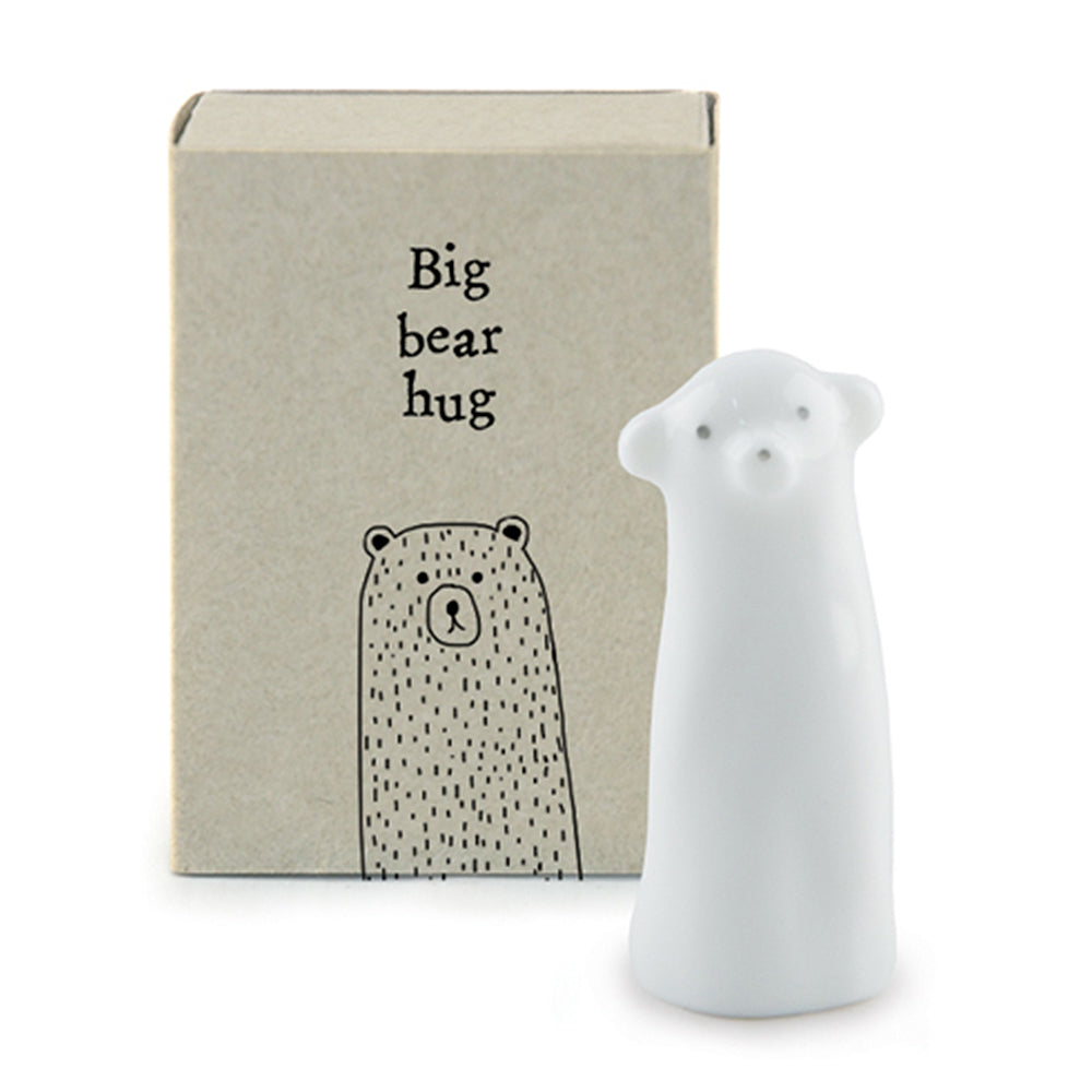 Big Bear Hug in a Matchbox | Ceramic Bear | Cracker Filler | Mini Gift