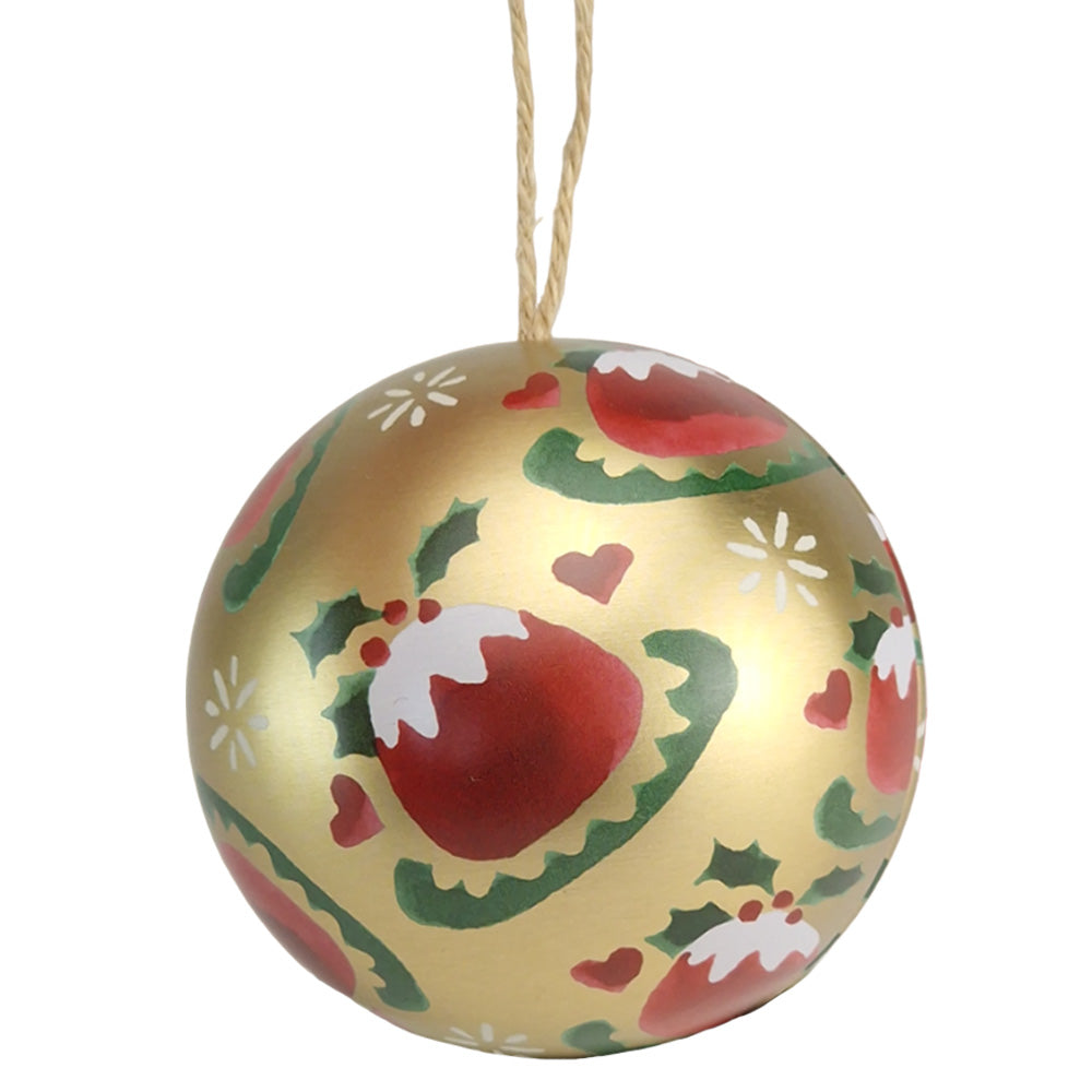 Fillable Tinware Bauble | Christmas Stamping | Emma Bridgewater | 7cm