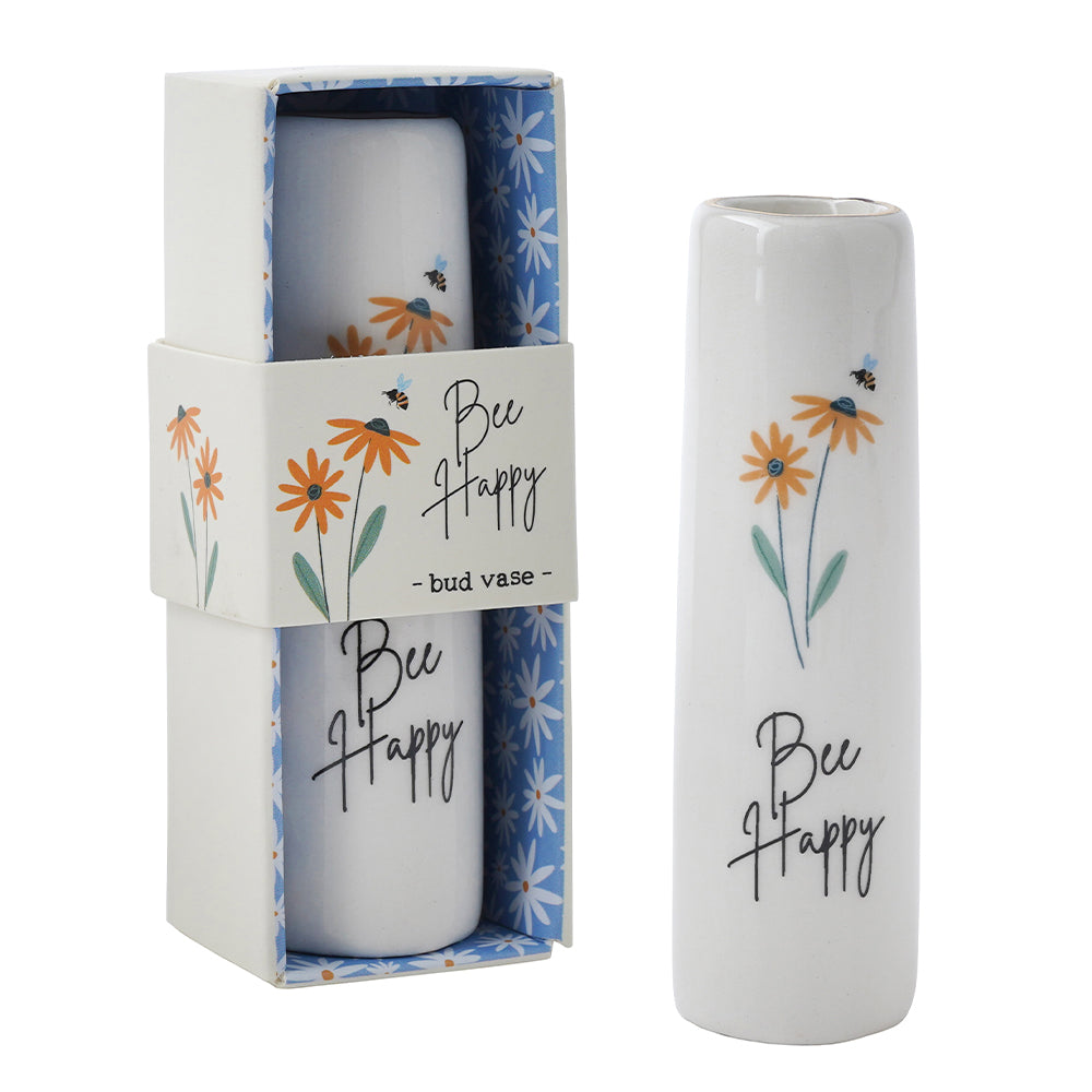 Bee Happy | Little Bud Vase | Mini Gift | Cracker Filler