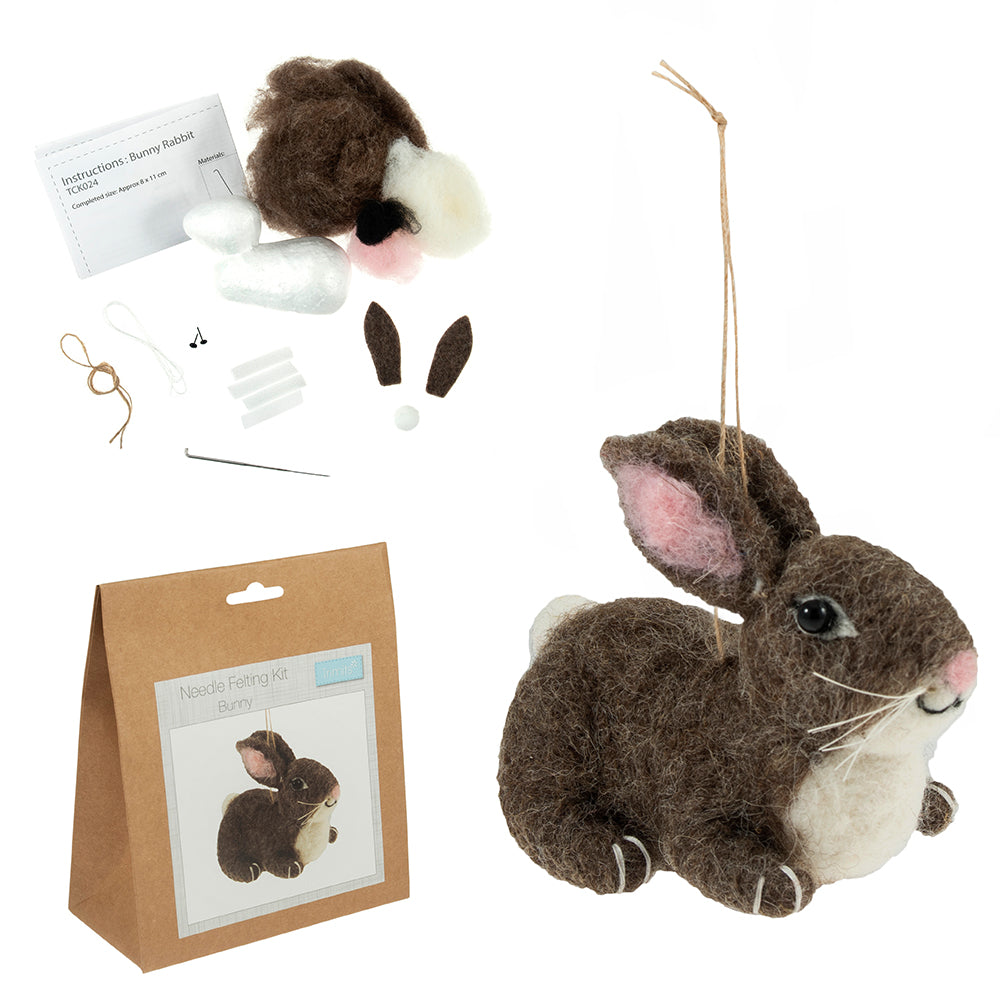 Little Brown Bunny | Needle Felting Craft Kit