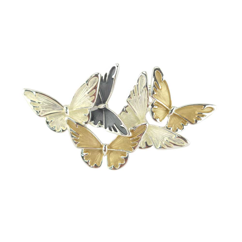 Contemporary Butterflies Brooch | 6.5cm Wide | Mini Gift | Cracker Filler