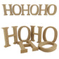 HO HO HO | Create Your Own Wood Christmas Word | 8cm or 13cm Wood Letters