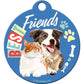 Pet Best Friends Original Nostalgic Keyring | Cracker Filler | Mini Gift