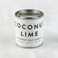 Coconut Lime | Coconut Wax Candle in a Mini Tin | Cracker Filler | Little Gift