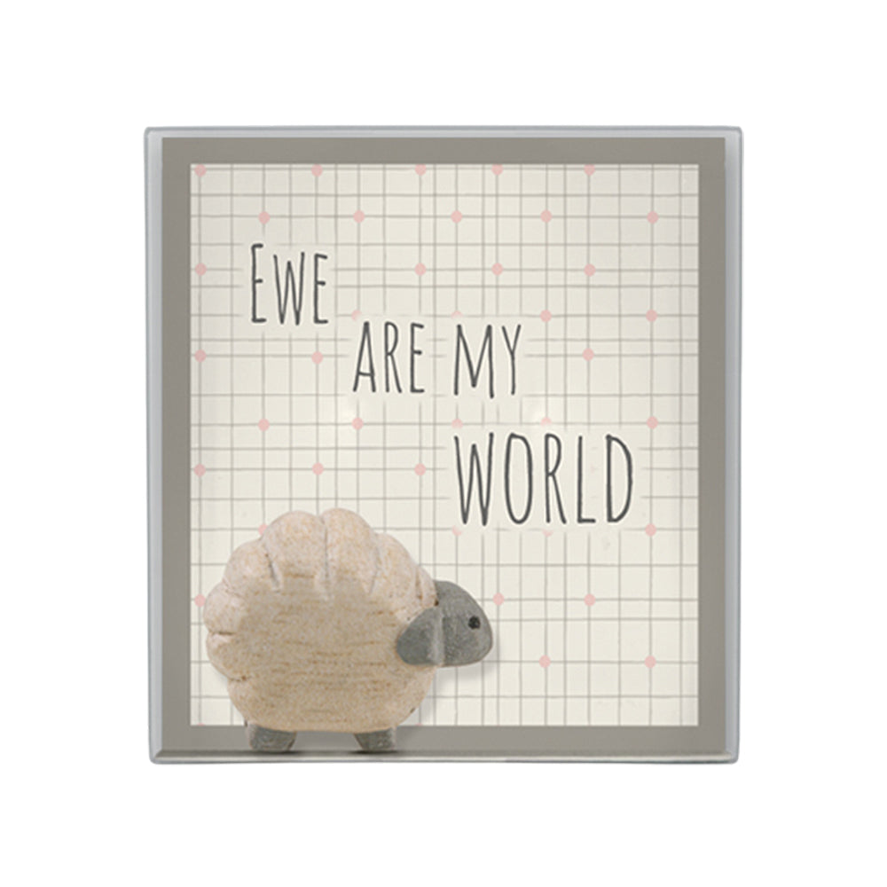 Little Wooden Sheep | Ewe Are My World | Mini Gift | Cracker Filler