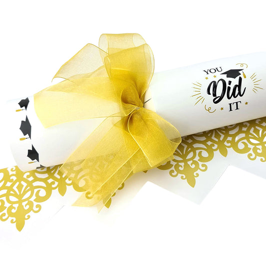 You Did It! Graduation | 6 Large Bowtastic Crackers | Make & Fill Your Own
