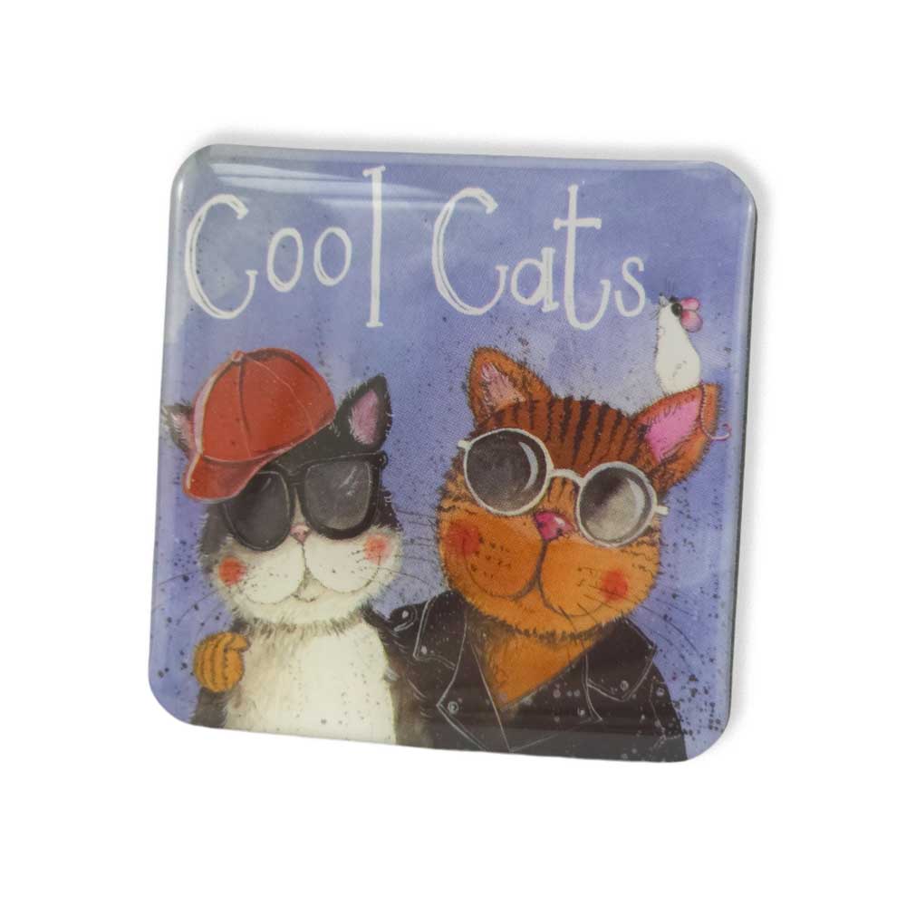 Cool Cats | Fridge Magnet | Mini Gift | Cracker Filler