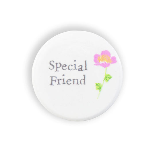 Special Friend | Floral Ceramic Mini Token | Mini Gift | Cracker Filler