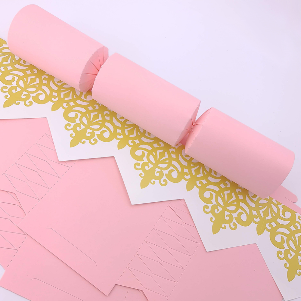 Pastel Pink | Cracker Making DIY Craft Kits | Make Your Own | Eco Recyclable