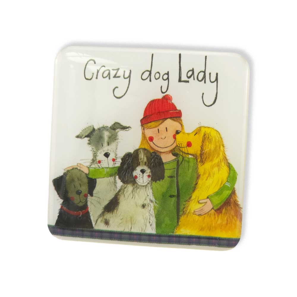 Crazy Dog Lady | Fridge Magnet | Mini Gift | Cracker Filler