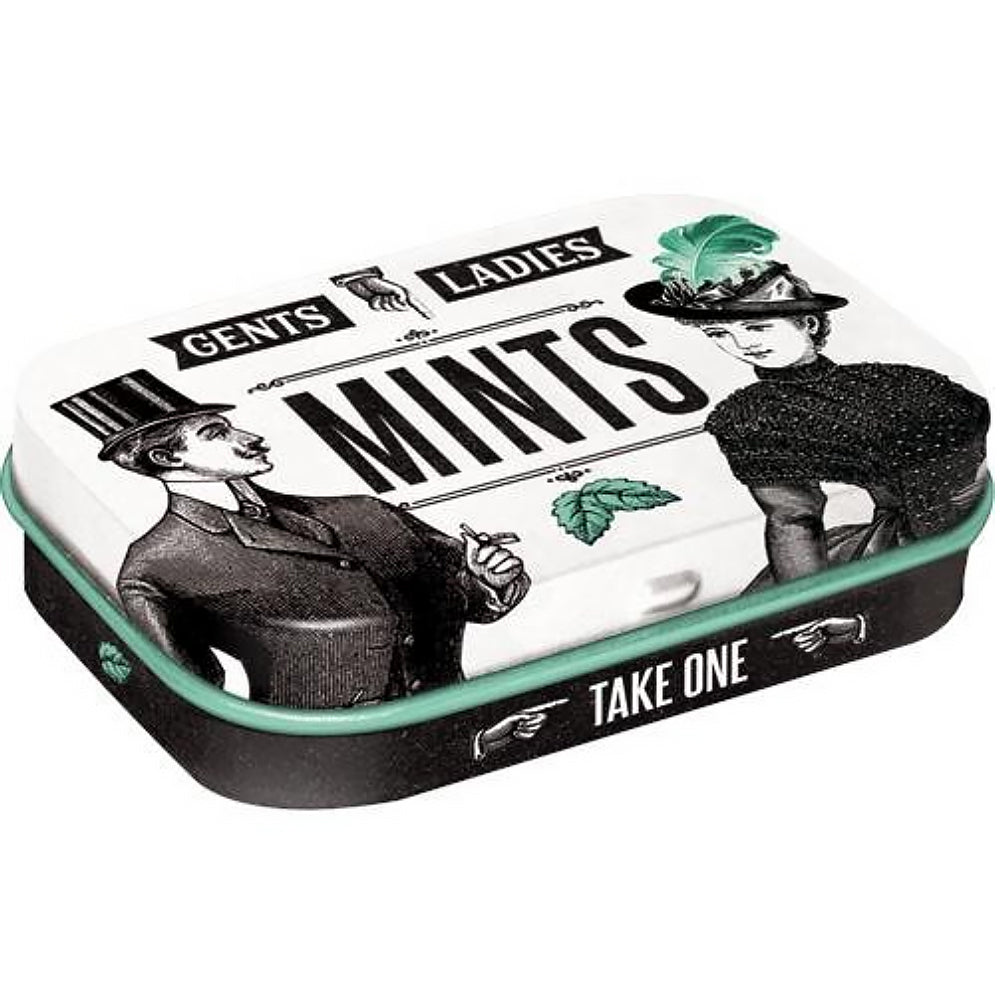 Gents & Ladies | 15g Sugar Free Mint Tin | Cracker Filler | Mini Gift