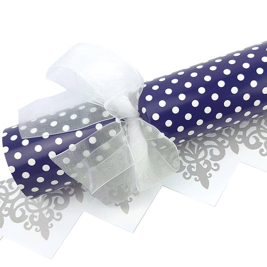 Sailor Polka Dots | 6 Large Bowtastic Crackers | Make & Fill Your Own