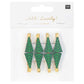 Christmas Tree Pegs | 8 Papercraft Embellishments