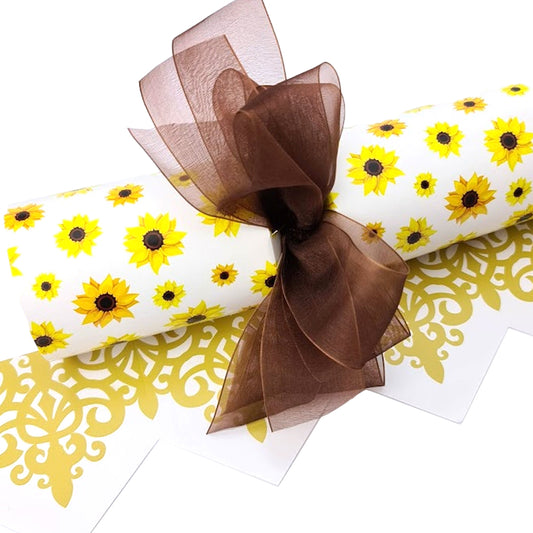 Simply Sunflowers | 6 Large Bowtastic Crackers | Make & Fill Your Own