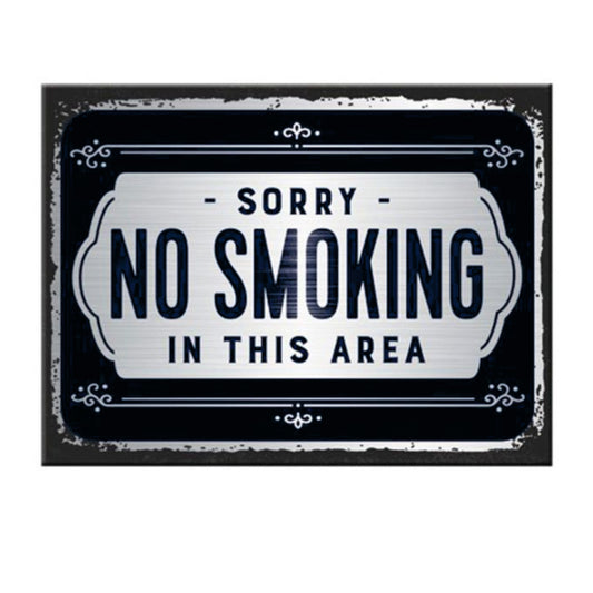 Fridge Magnet Sorry No Smoking In This Area | Cracker Filler | Mini Gift