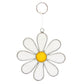 White Daisy | Hanging Glass Suncatcher | Pretty Gift for Ladies