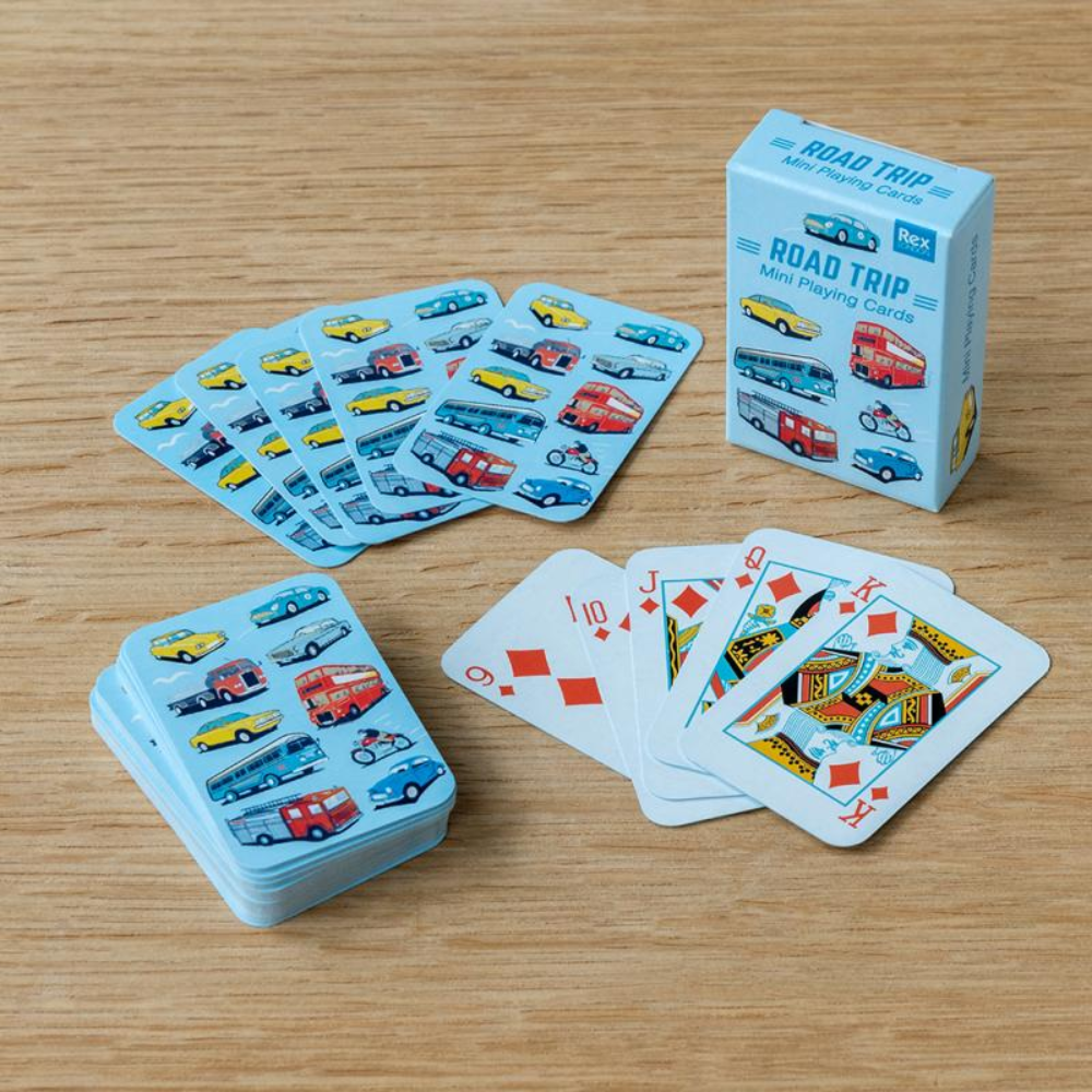 On the Road | Kids Mini Playing Cards | Little Gift | Cracker Filler